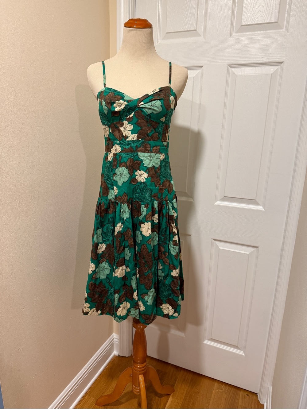 Moulinette Soeurs size 2 Cotton retro floral dress